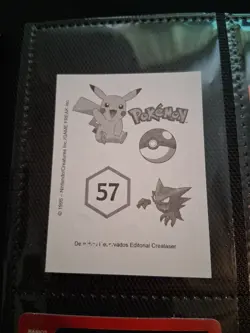 2024 POKEMON Last Evolution Sticker #057 MR. MIME PERU Limited Edition Foil - Image 2