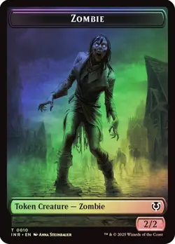 4x Foil Blood/Zombie Token, Innistrad Tokens, 4 pack, Magic the Gathering - Image 1