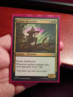 Poison-Tip Archer 0256 Non Foil Uncommon Bloomburrow Commander MTG Near Mint - Image 1