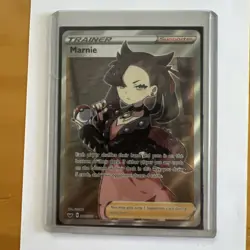 Marnie 200/202 NM Full Art Sword & Shield Base Set Pokemon TCG - Image 3