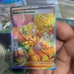 Bianca's Devotion NM SIR Temporal Forces 209/162 Pokemon TCG INK dot error - Image 2