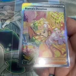 Bianca's Devotion NM SIR Temporal Forces 209/162 Pokemon TCG INK dot error - Image 4