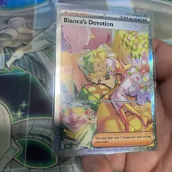 Bianca's Devotion NM SIR Temporal Forces 209/162 Pokemon TCG INK dot error - Image 5