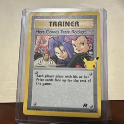 Here Comes Team Rocket! 15/82 Celebrations: Classic Collection Holo Pokemon TCG - Image 1