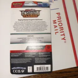 SEALED Pokemon Obsidian Flames Pawmi Promo Checklane Blister Pack - Image 2