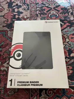 Pokemon Center Offical TCG: Celestial Espeon & Umbreon Premium Binder Sealed ✨ - Image 1