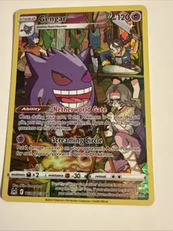 Pokemon Gengar TCG TG06/TG30 Lost Origin Trainer Gallery Ultra Rare NM Condition - Image 1