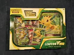 Pokemon TCG Leafeon VStar Special Collection Box Factory Sealed Brand New - Image 1