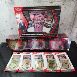 Pokemon TCG Team Rocket Tins Destined Rivals Lot Bundle - Image 1