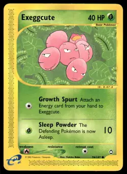 Pokemon TCG Aquapolis #076/147 Exeggcute (76) MP - Image 1