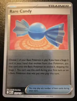 Rare Candy 125/132 Reverse Holo Common Mega Evolution Pokemon TCG - Image 1