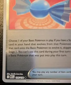 Rare Candy 125/132 Reverse Holo Common Mega Evolution Pokemon TCG - Image 4