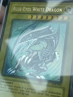 2002 Yu-Gi-Oh! Kaiba Blue-Eyes White Dragon CGC 8.5 NM SDK-001 Misprint FADED - Image 5