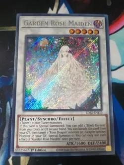 YuGiOh Garden Rose Maiden LDS2-EN113 Secret Rare 1st Ed NM x1 *2 Available* - Image 1