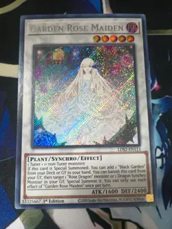 YuGiOh Garden Rose Maiden LDS2-EN113 Secret Rare 1st Ed NM x1 *2 Available* - Image 2