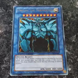 Obelisk The Tormentor LC01-EN001 - Ultra Rare Foil Holo Yugioh Yu Gi Oh! - Image 1