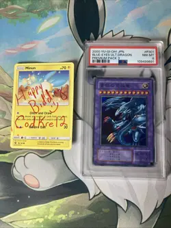 Yu-Gi-Oh 2000 Premium Pack 3 Blue-Eyes Ultimate Dragon #P3-01 : PSA 8 - Image 1
