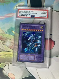 Yu-Gi-Oh 2000 Premium Pack 3 Blue-Eyes Ultimate Dragon #P3-01 : PSA 8 - Image 2