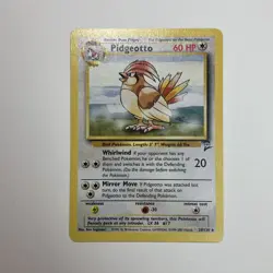 Pokemon TCG Pidgeotto Base Set 2 Unlimited Rare Card 28/130 - Image 1