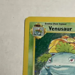 Pokemon TCG Venusaur Base Set 2 Holo Unlimited Rare Card 18/130 - Image 3