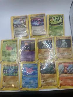 Pokemon Expedition (e-reader series) 11 Card Lot - Image 1