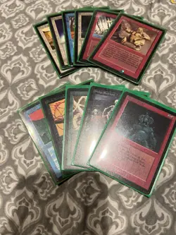 Magic The Gathering Lot Of 11 Beta Cards - Image 1