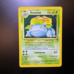 Pokemon Venusaur Base Set 2 Holo Unlimited Rare Card 18/130 NM - Unplayed -WOTC - Image 1