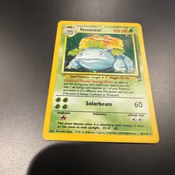 Pokemon Venusaur Base Set 2 Holo Unlimited Rare Card 18/130 NM - Unplayed -WOTC - Image 2