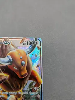 Pokemon Tauros GX 100/149 SM Base Set Holofoil card NM - Image 3