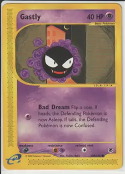 Gastly 109/165 Expedition Base Set Pokemon Card TCG - Image 1