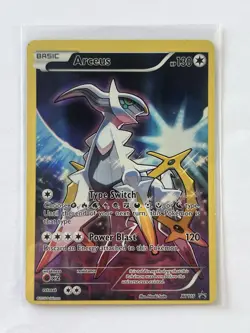 Pokemon TCG Arceus Card XY Promo Rare Holo Miscut Error Card - Image 1