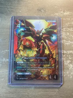 Gundam Card Game Gundam Virsago GD02-037 LR+ Parallel English NM - Image 1