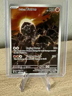 Pokemon TCG Paldean Tauros Scarlet & Violet Paldea Evolved Holo Card 218/193 - Image 1