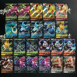 pokemon Chinese CS6aC Flareon V Jolteon V and more RR Holo lot*22 cards - Image 1