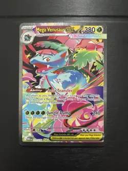 Mega Venusaur EX 177/132 Secret Rare Pokemon Card Near Mint Condition - Image 1