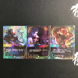 Chinese riftbound league of Legends original promo jinx Viktor Lee Sin 3 cards # - Image 1