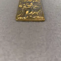 Pokemon 23K Gold Plated Mewtwo Trading Card 1999 Burger King Limited Edition NM - Image 2
