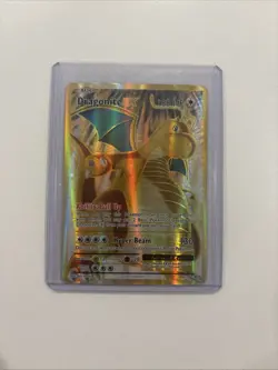RARE Pokemon TCG Dragonite EX Evolutions Full Art Holo Card 106/108 Rare LP 2016 - Image 1