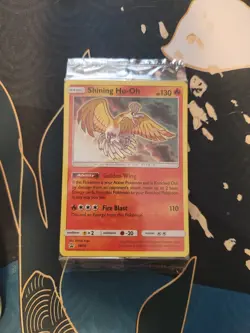 Shining Ho-Oh Card Sealed SM70 Shining Legends Promo Pokemon Trading Card Game - Image 1