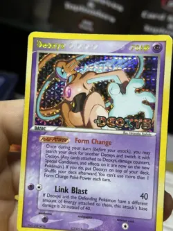 Deoxys 16/107 EX Deoxys 2005 Reverse Holo Rare Pokemon Card TCG - Image 4