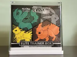 Evolving Skies ETB w/ Heavy Duty Protective Case Pokemon TCG Card New Sealed! - Image 2