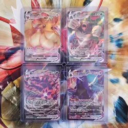 Eevee + Rillaboom + Eternatus + Calyrex - all VMAX - Pokemon Cards - Lot #522 - Image 1