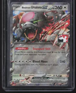 Bloodmoon Ursaluna ex Double Rare Prize Pack Series Cards 141/167 NM - Image 1