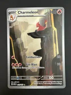 Pokemon TCG Charmeleon Scarlet Violet 151 Card 169/165 English NM/M - Image 1