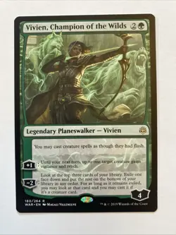 Vivien, Champion of the Wilds War of the Spark Magic the Gathering Card - Image 1