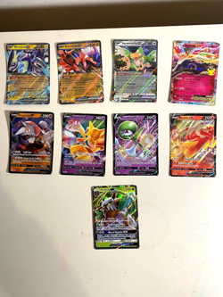 Bulk Pokemon Cards Lot of 9 (Used) Rare V/EX/+GX! - Image 1