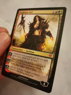 Sarkhan Vol - Shards Of Alara/ Les Eclats D'Alara Planeswalker -magic MTG - Image 2