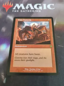 Mtg. Mass Hysteria. Retro Frame. Innistrad Remastered. Pack Fresh - Image 1