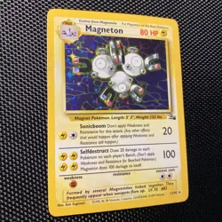 Pokemon Card - Fossil 11/62 - MAGNETON (holo-foil) - LP+ - Image 2
