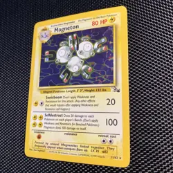 Pokemon Card - Fossil 11/62 - MAGNETON (holo-foil) - LP+ - Image 3
